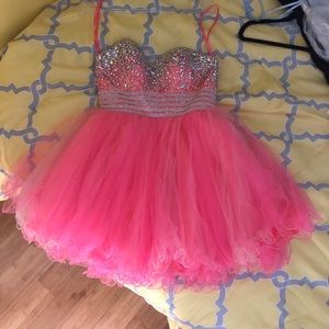 light pink with diamond Bou Bou dress